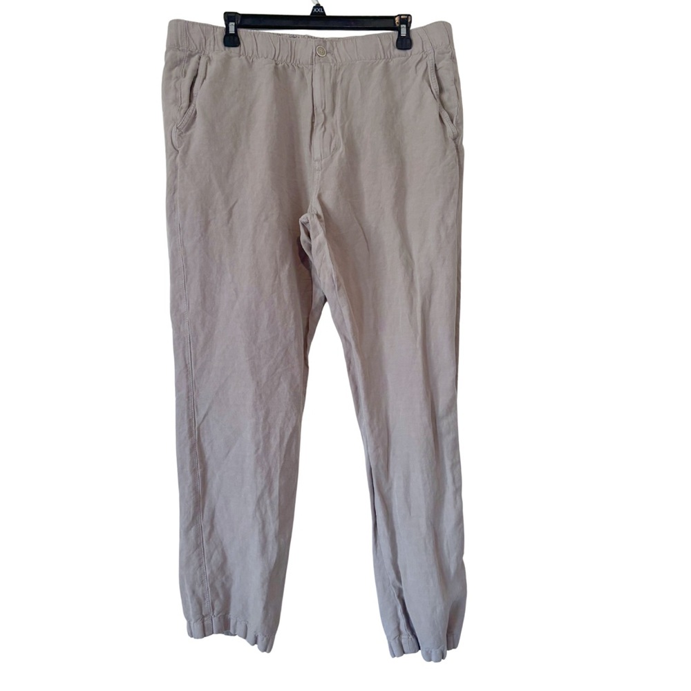 Tommy Bahama Men's Linen Blend Light Tan Pants